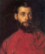 Brocky, Karoly Self-Portrait after 1850 oil painting artist